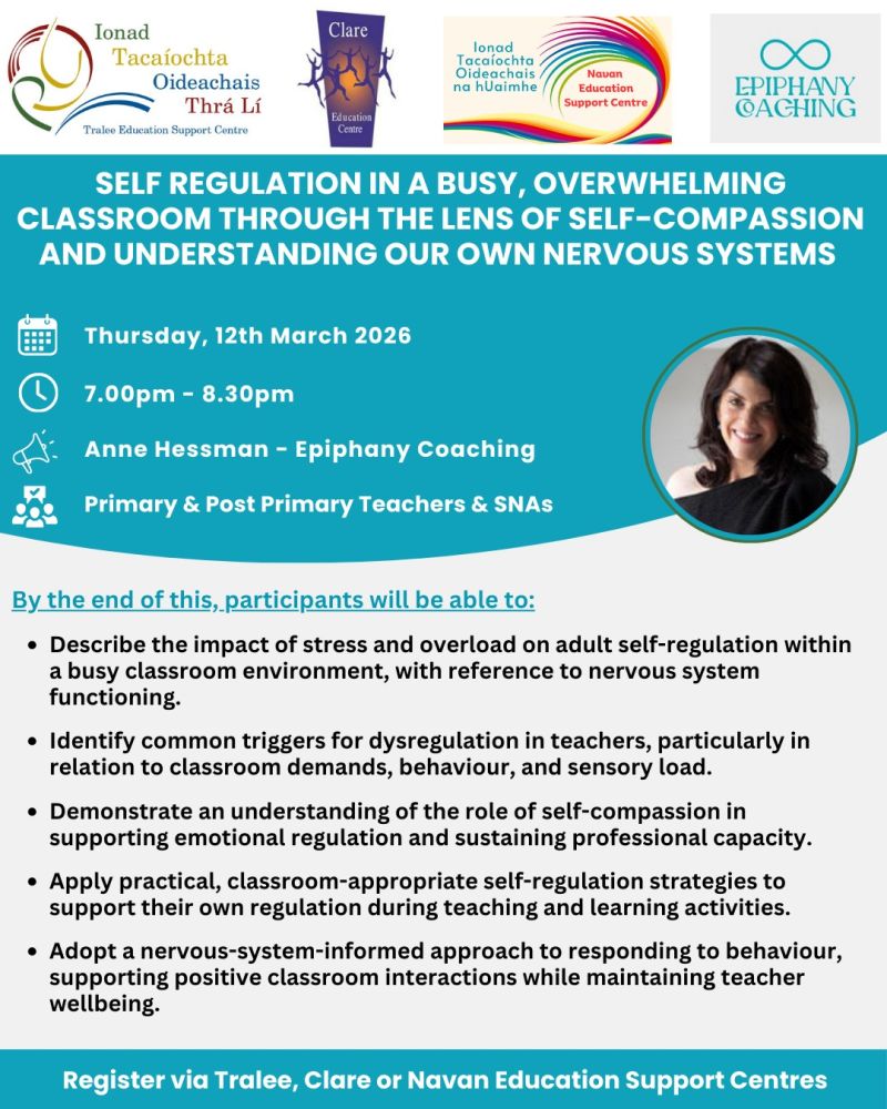 SP26-116 Self Regulation in a Busy, Overwhelming Classroom through the Lens of Self-Compassion and Understanding Our Own Nervous Systems 